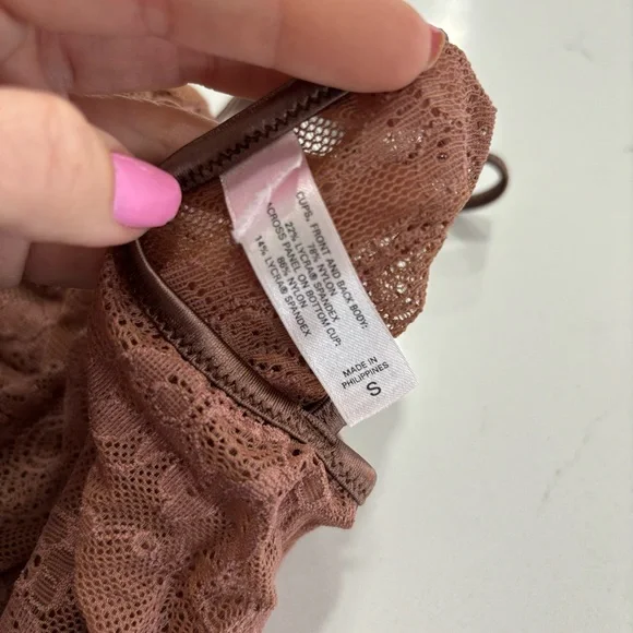 Lace Camisole Top in Brown - Picture 8 of 8